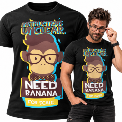 KOSZULKA ŚMIESZNA   NEED BANANA